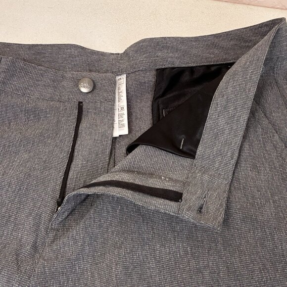 Adidas Crosshatch Golf Shorts NEW Mens 32 Black White Pockets Activewear Preppy - Picture 4 of 10